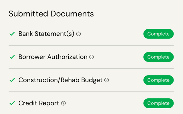 Real-time checklist