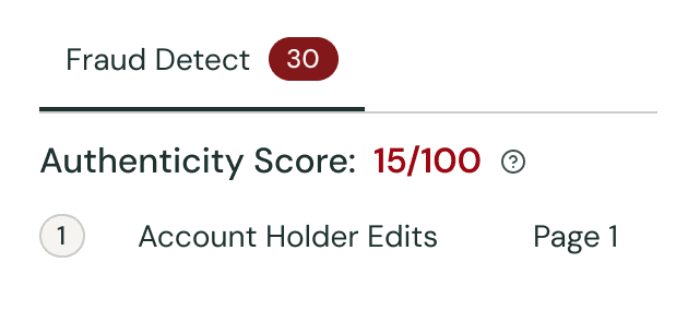 Fraud detection
